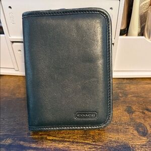 Coach Black Leather Wallet